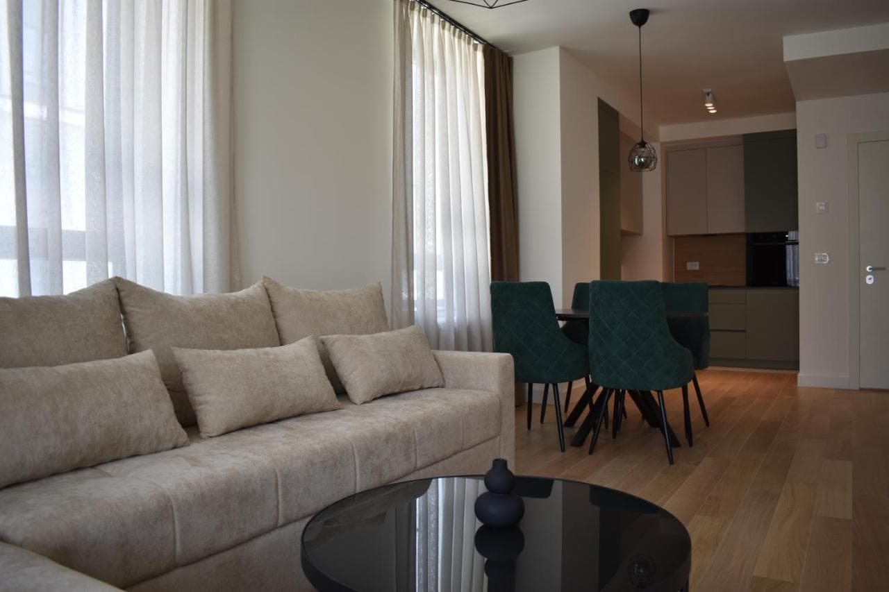 Living room of a Belgrade Waterfront apartment